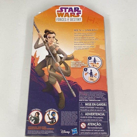 Star Wars Forces of Destiny: Rey of Jakku action figure doll new in box. - Picture 4 of 4